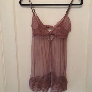 VS open front negligee